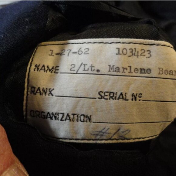 CHEST 33 COLLECTIBLE DATED 1962 OFFICER ASU ARMY SERVICE UNIFORM JACKET LD 4568 - Picture 15 of 16